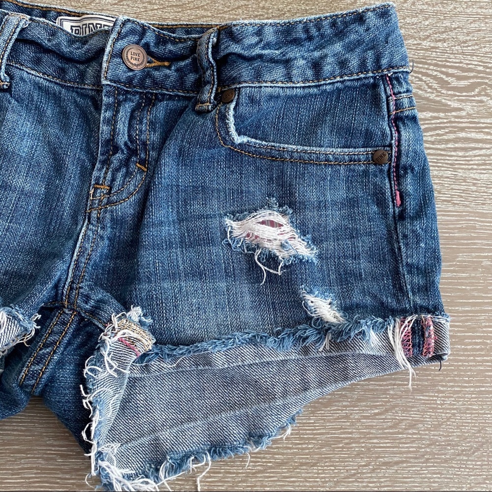 Victoria’s Secret PINK Denim Shorts - Picture 3 of 10